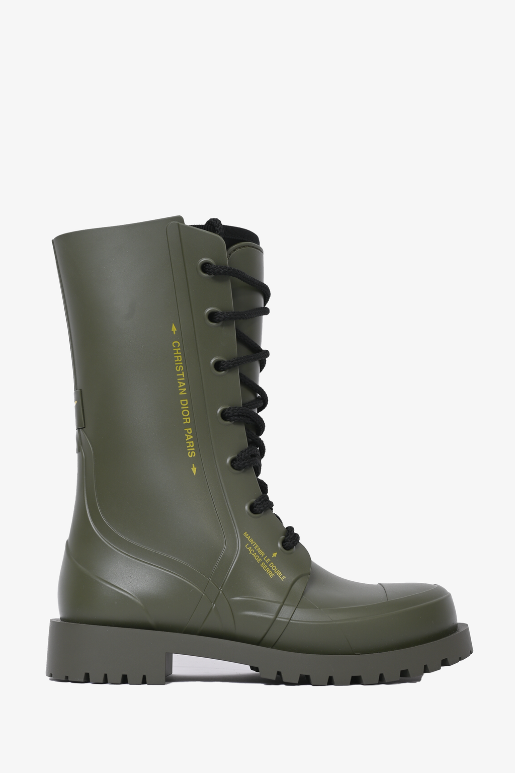 Dior rubber deals combat boots