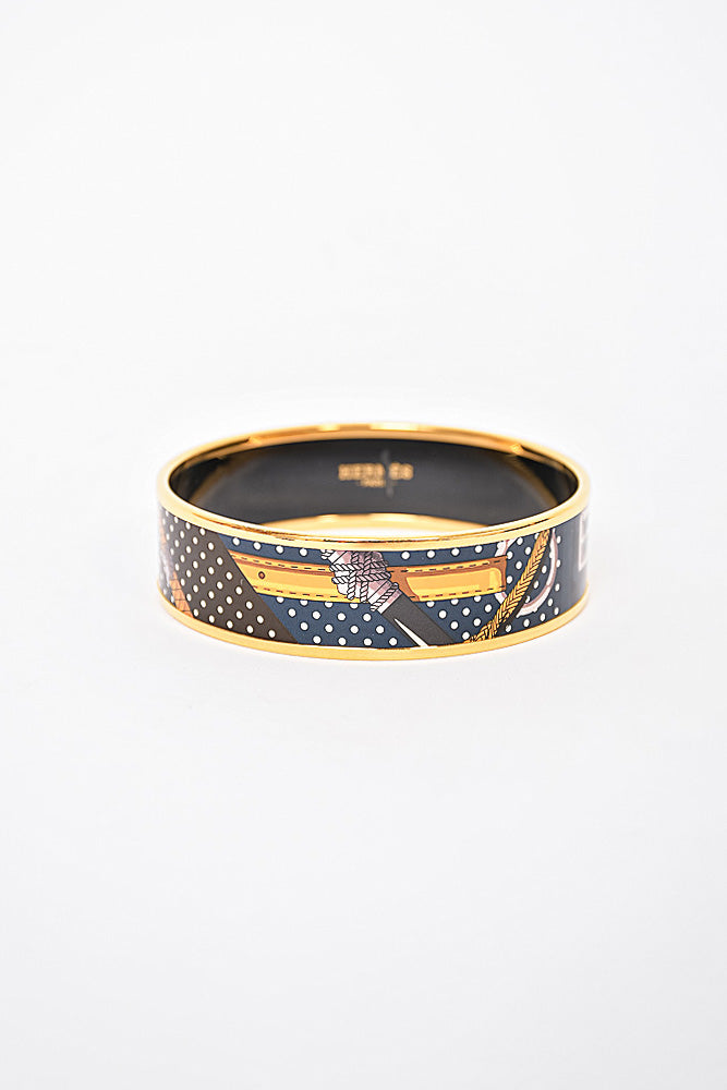 Hermes printed sale enamel bracelet