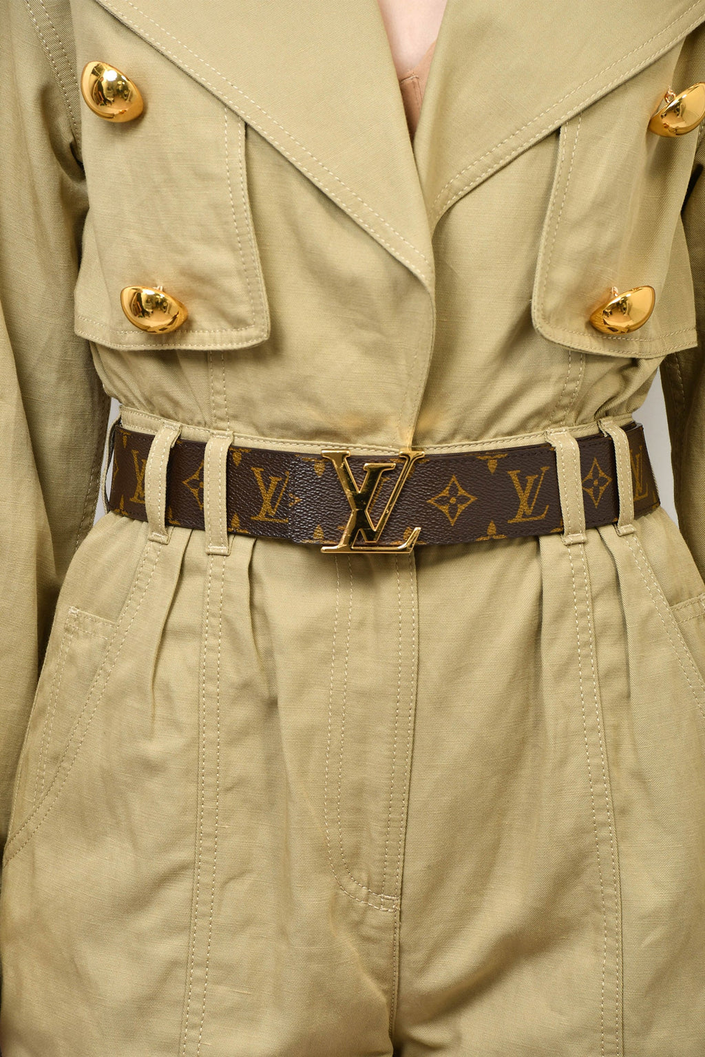 Louis Vuitton Vintage Monogram Belt Pull Buckle (Size 80/32)