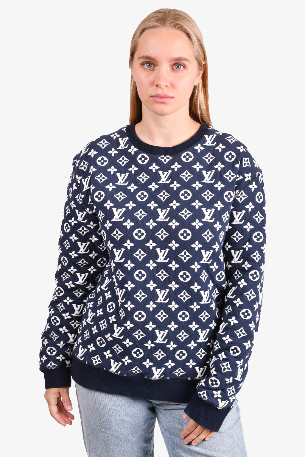 Louis Vuitton Monogram Sweatshirt Blue
