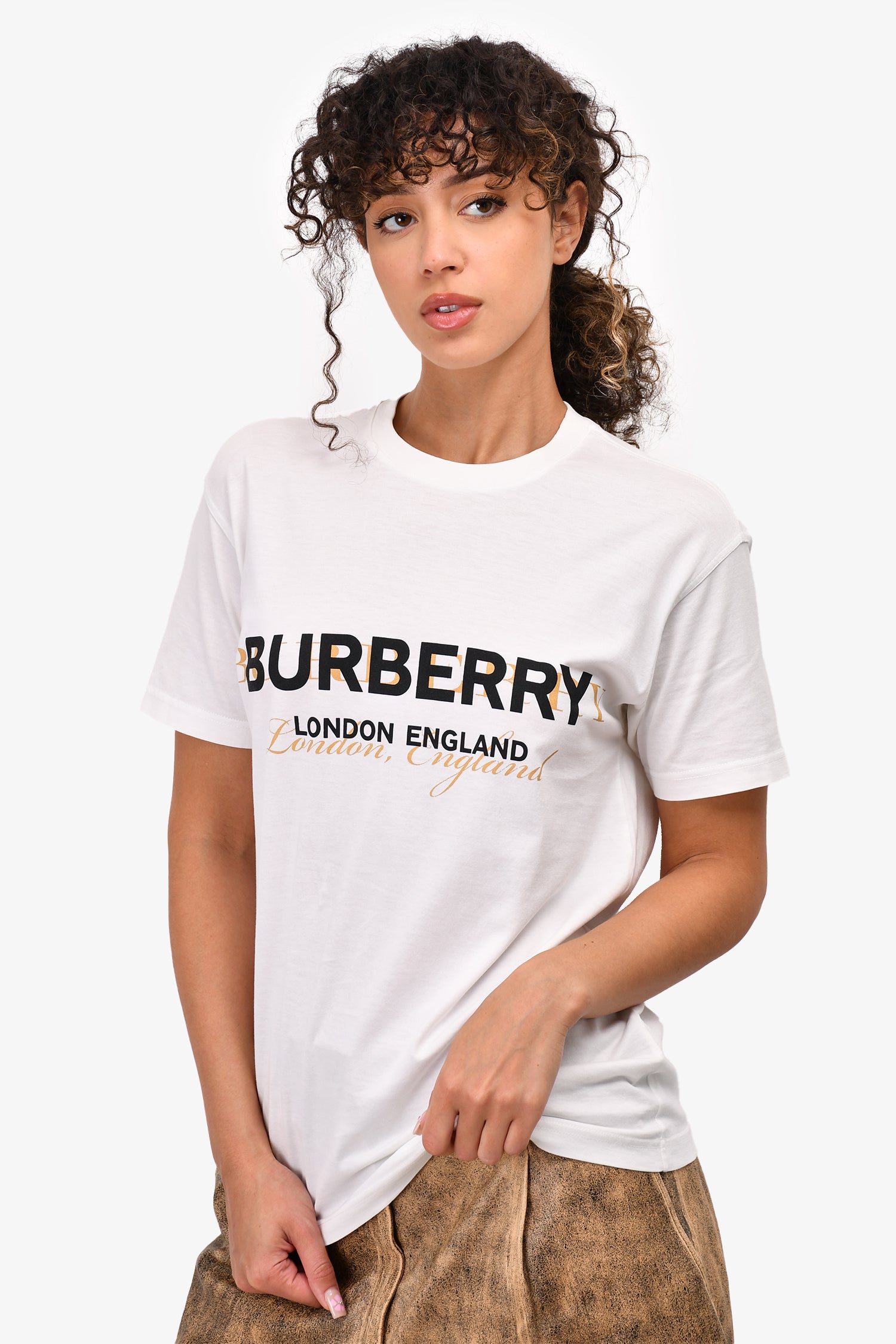 BURBERRY LONDON WHITE selling SHIRT SIZE XL