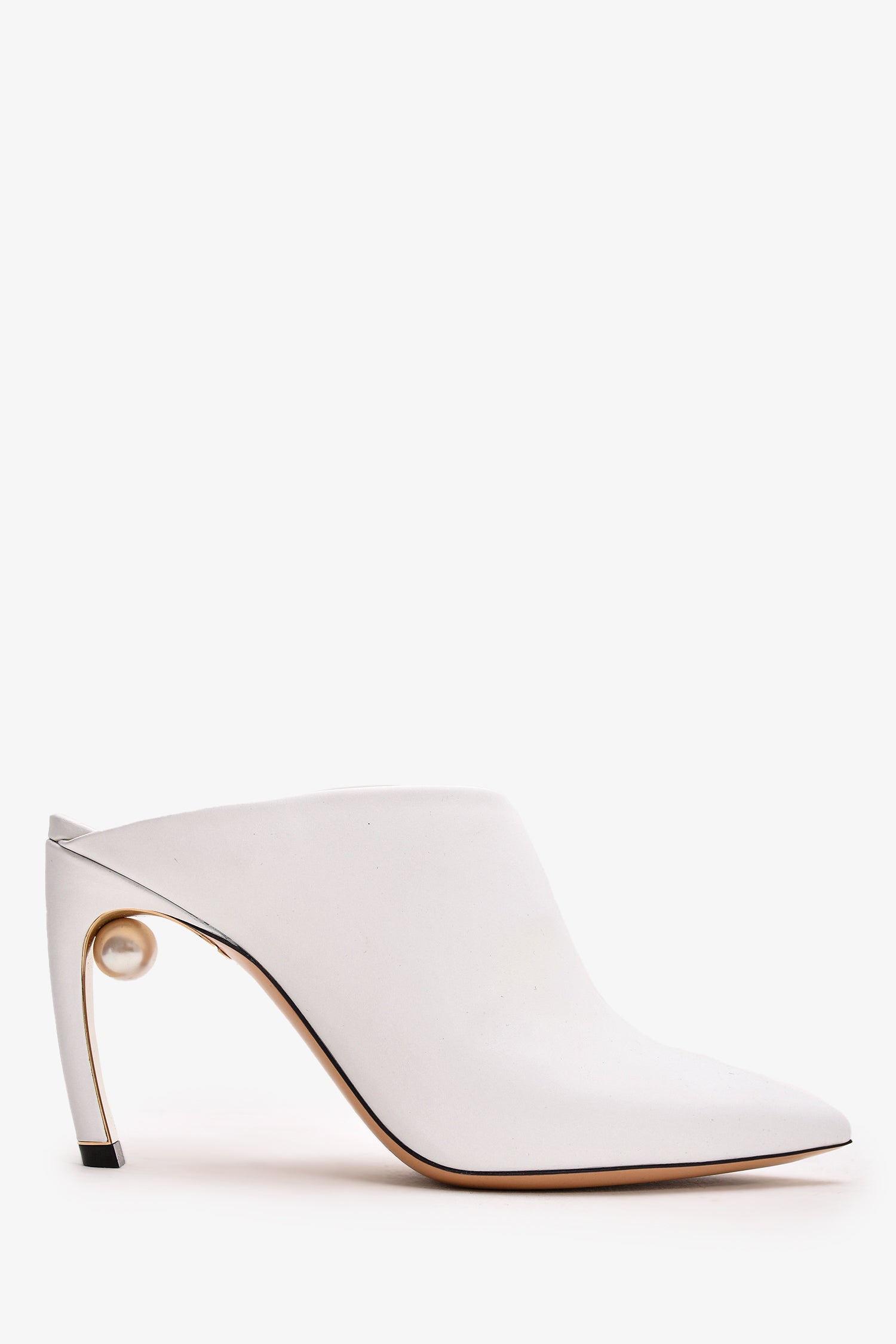 Nicholas kirkwood fashion white mules