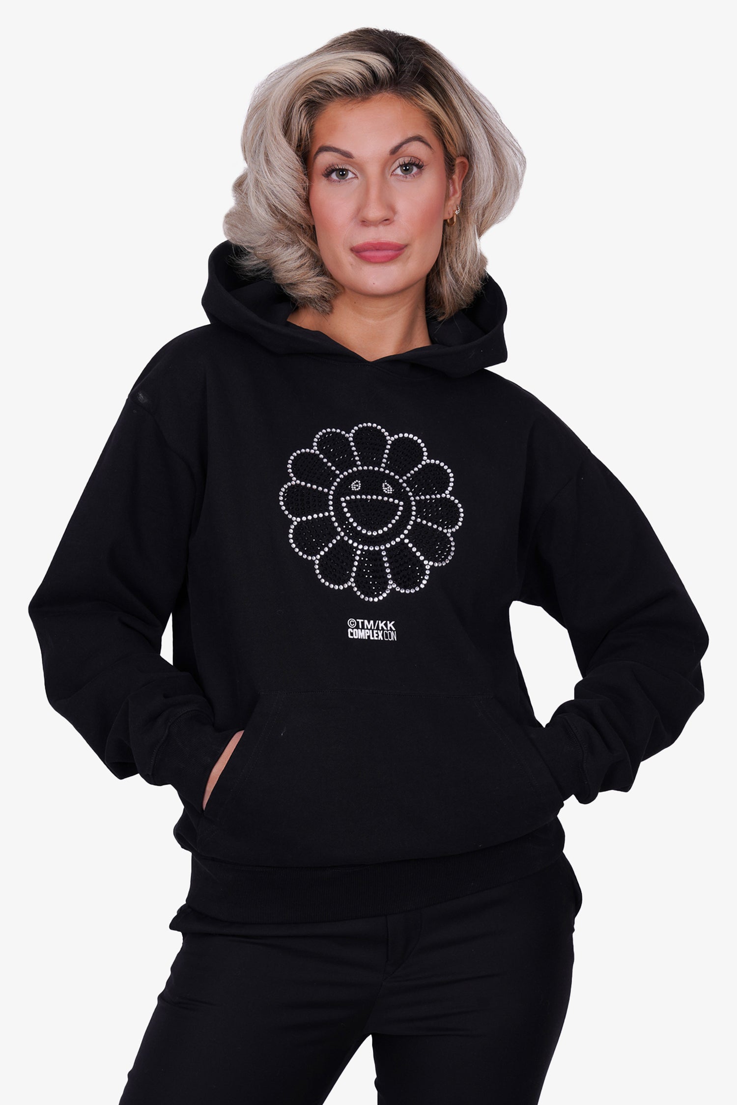 Takashi murakami black hoodie sale