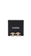 Pre-Loved Chanel™ 2014 Gold Toned CC Faux Pearl Stud Earrings