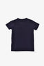 Moncler Navy Blue Cotton T-Shirt with Logo Size 6Y Kids