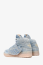 Adidas x Jeremy Scott Blue Denim Wing Sneakers Size 9.5 Mens