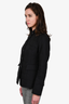 Akris Black Quilted Light Jacket Size 4