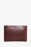 Alaïa Burgundy Leather Studded Pouch