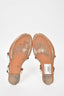 Alaia White Leather Sandals Size 41