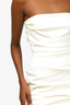 Alex Perry White Drape Bustier Dress Size 6