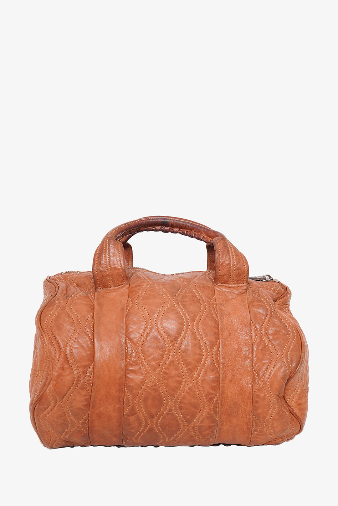 Alexander Wang Brown Leather Studded 'Rocco' Shoulder Bag