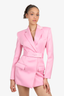 Alexander Wang Pink Blazer Belted Dress Size 0