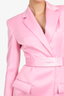 Alexander Wang Pink Blazer Belted Dress Size 0