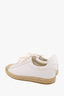 Alexander Wang White/Beige Leather Espadrille Sneakers Size 40