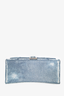 Balenciaga Blue Denim Painted Small Hourglass Top Handle with Strap