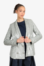 Balmain Silver Sequin Blazer Size 40