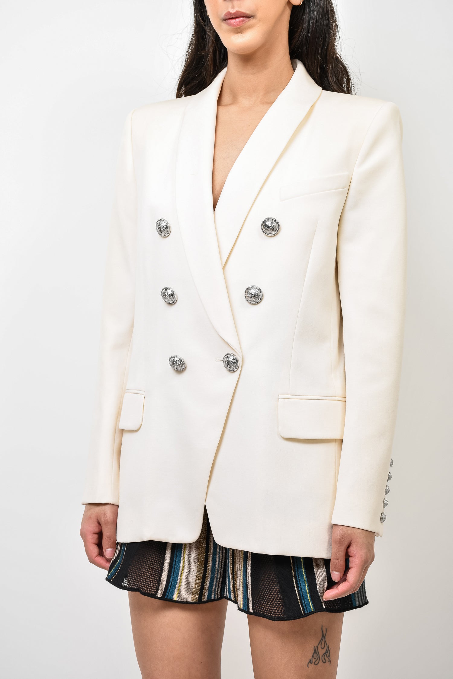 Gucci Single-breasted Blazer With A Monogram In Default Title