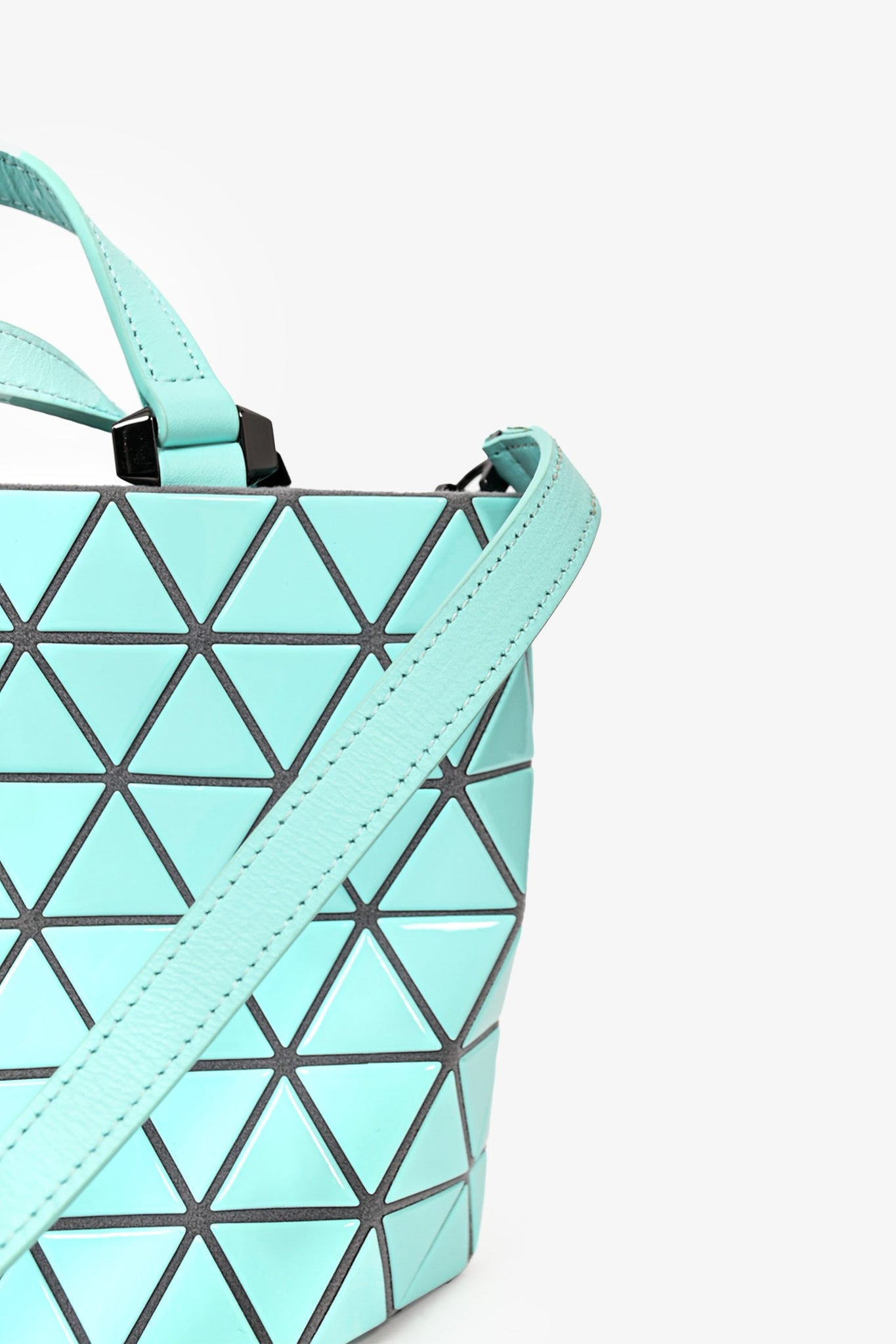 Bao Bao Issey Miyake Blue Mini Tote w/ Strap – Mine & Yours