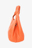 Bottega Veneta Orange Campana Leather Tote Bag