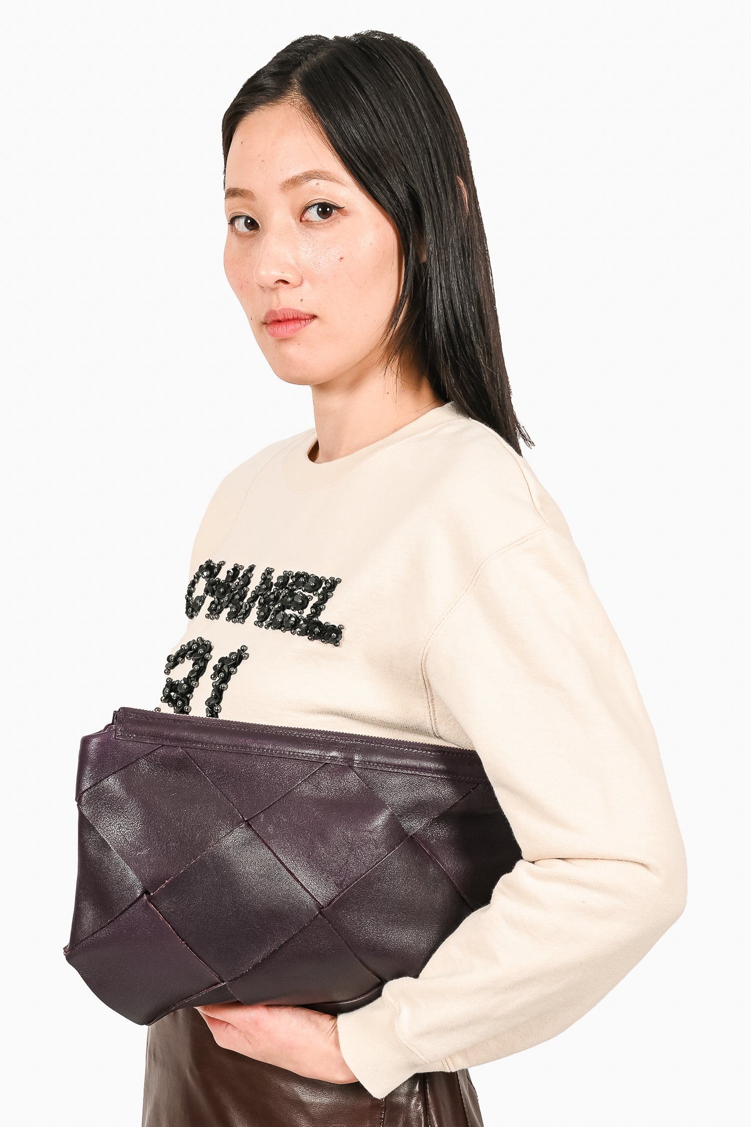 Purple Bottega Veneta Intrecciato The Mini Pouch Crossoutdoor Bag, EverlastsidingShops Revival