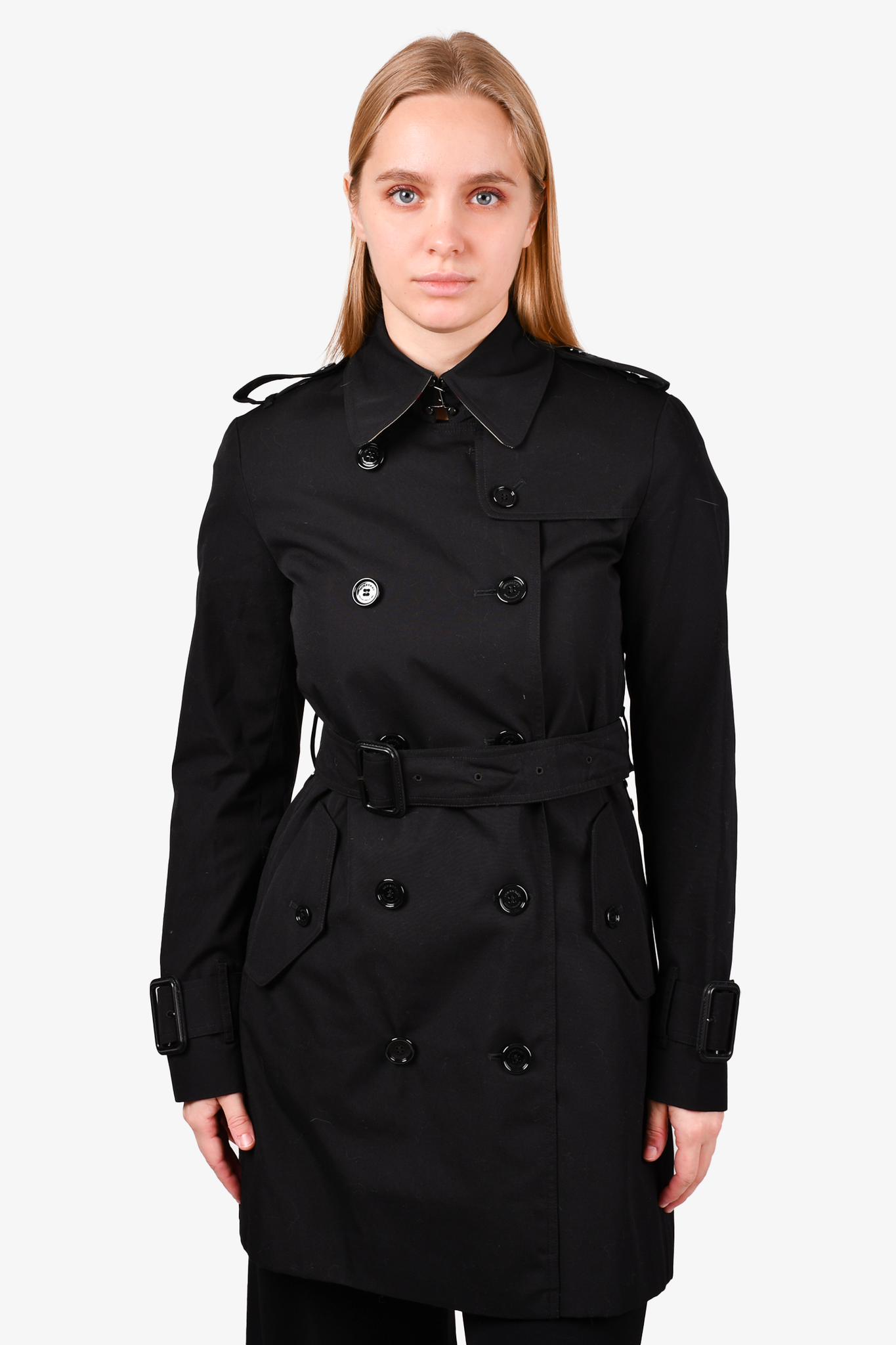 Burberry clearance black trench