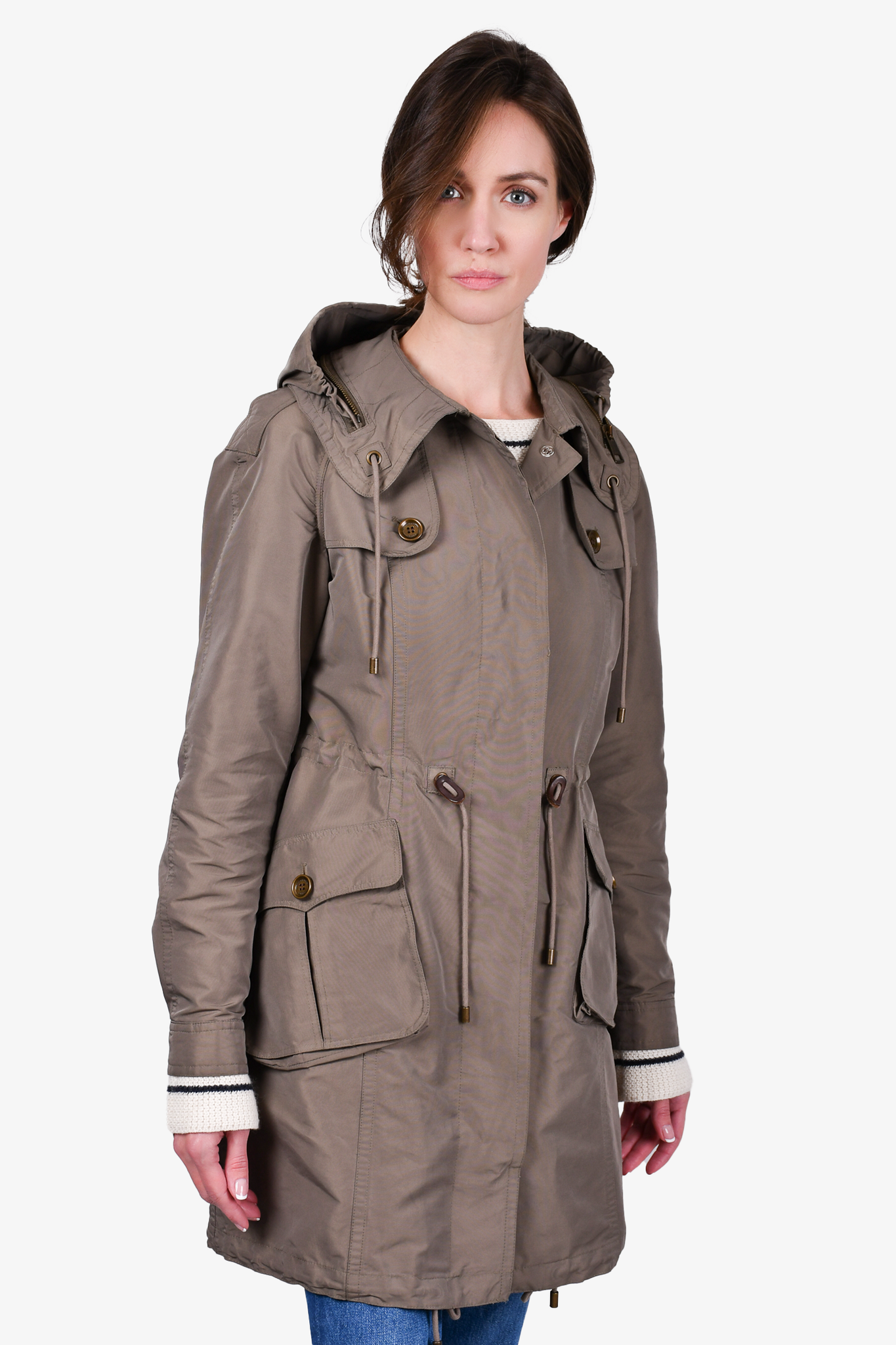 burberry brit parka womens