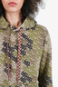 Burberry Green Logo Hooded Sweater Size XS