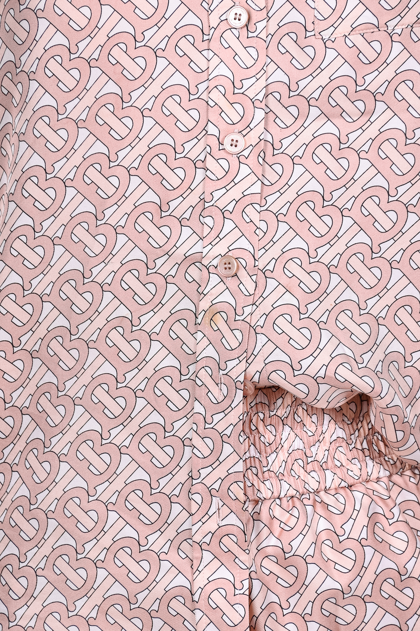 monogram wallpaper pink