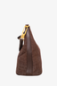 Bvlgari Brown Canvas Logo Print Shoulder Bag