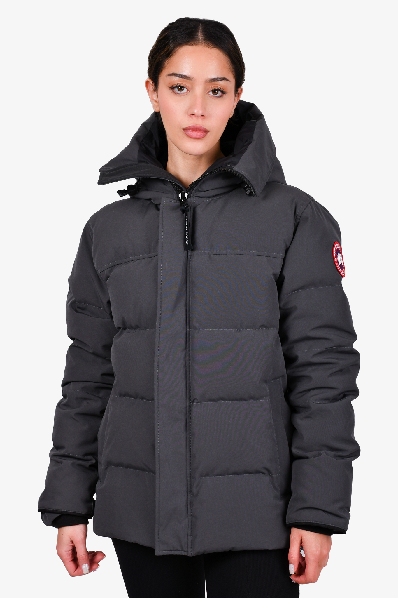 Canada goose 2024 zipper size