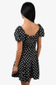 Caroline Constas Black and White Polka Mini Dress Size S