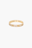 Cartier 18k Yellow Gold Pave Diamond Love Ring 3MM Size 55