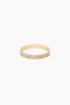 Cartier 18k Yellow Gold Pave Diamond Love Ring 3MM Size 55