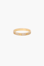 Cartier 18k Yellow Gold Pave Diamond Love Ring 3MM Size 55