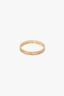 Cartier 18k Yellow Gold Pave Diamond Love Ring 3MM Size 55