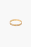 Cartier 18k Yellow Gold Pave Diamond Love Ring 3MM Size 55