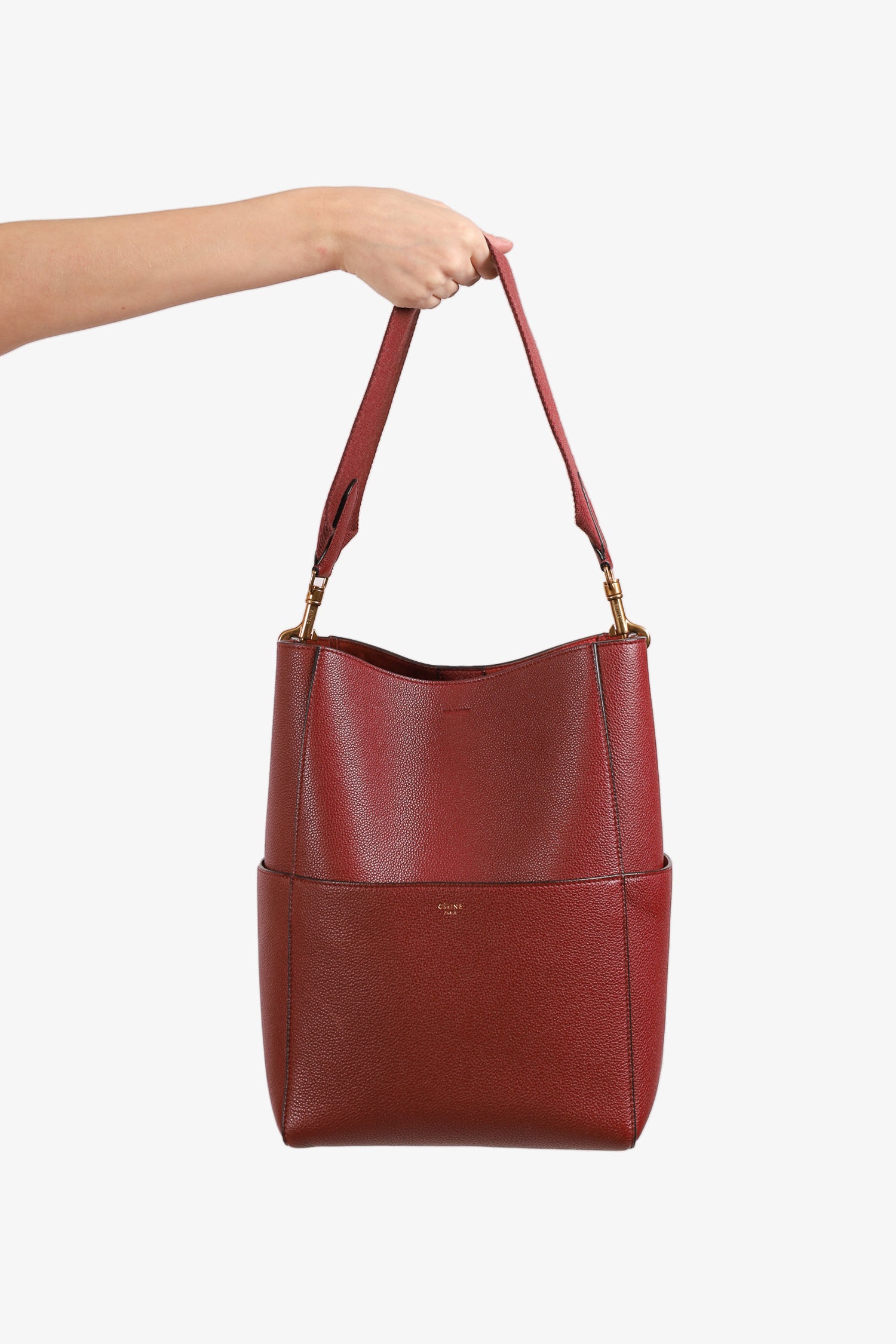 Celine bucket bag sangle sale