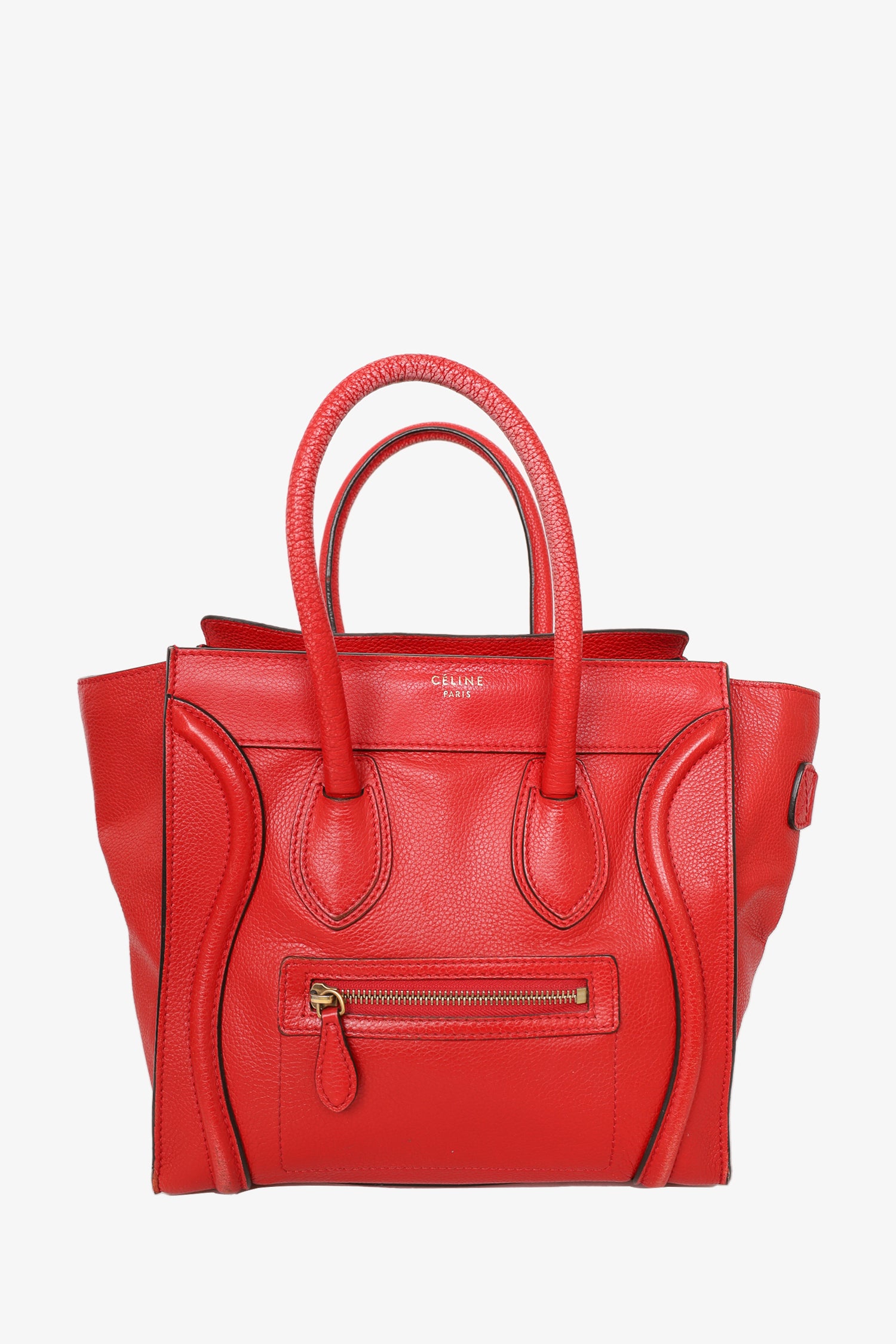 Celine clearance red handbag