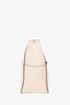 Celine White Leather Medium Sangle Seau Bucket Bag