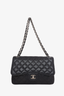 Pre-Loved Chanel™ 2011 Black Caviar Leather Jumbo Double Flap Bag