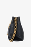 Pre-Loved Chanel™ 2021 Black Quilted Caviar CC Drawstring Handle Bucket Bag