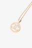 Pre-Loved Chanel™ 2021 Gold Tone Pearl CC Pendant Necklace