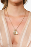 Pre-Loved Chanel™ 2021 Gold Toned Triple Charm Tear Drop Pearl Necklace