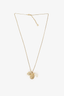 Pre-Loved Chanel™ 2021 Gold Toned Triple Charm Tear Drop Pearl Necklace