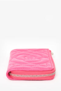 Chanel Pink Camelia Embossed Coin Purse – Mine & Yours