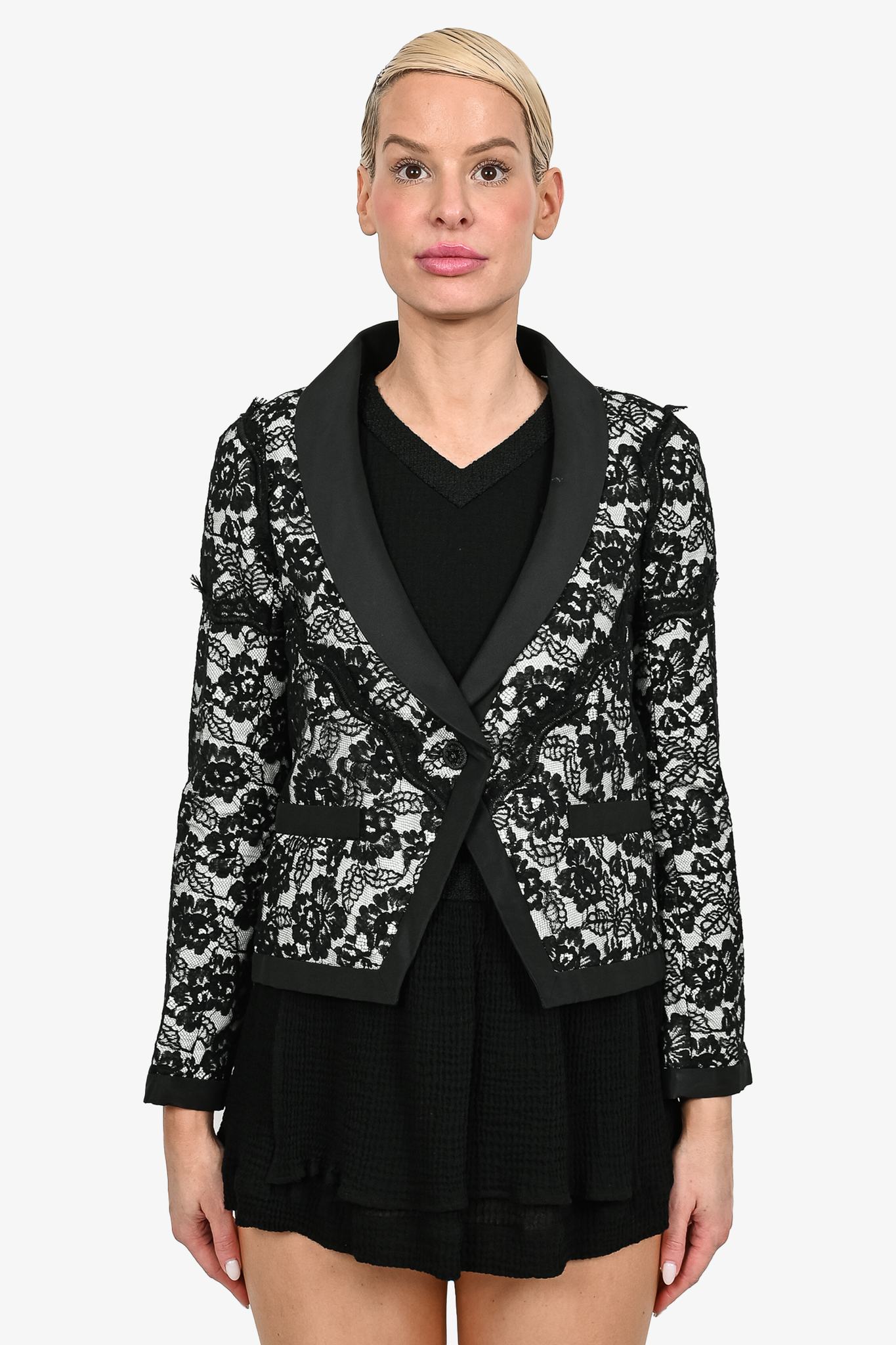 Lace Over Jacket 38-