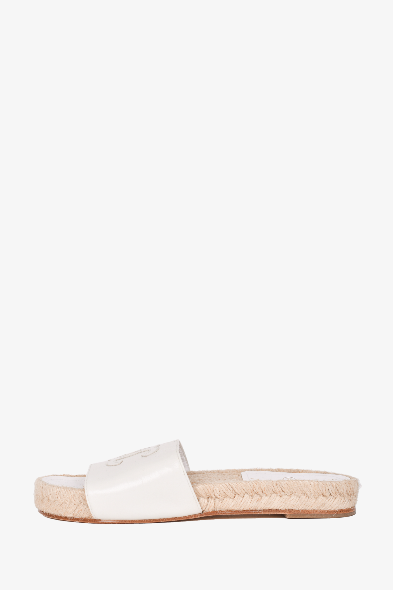 Chanel espadrilles store slides