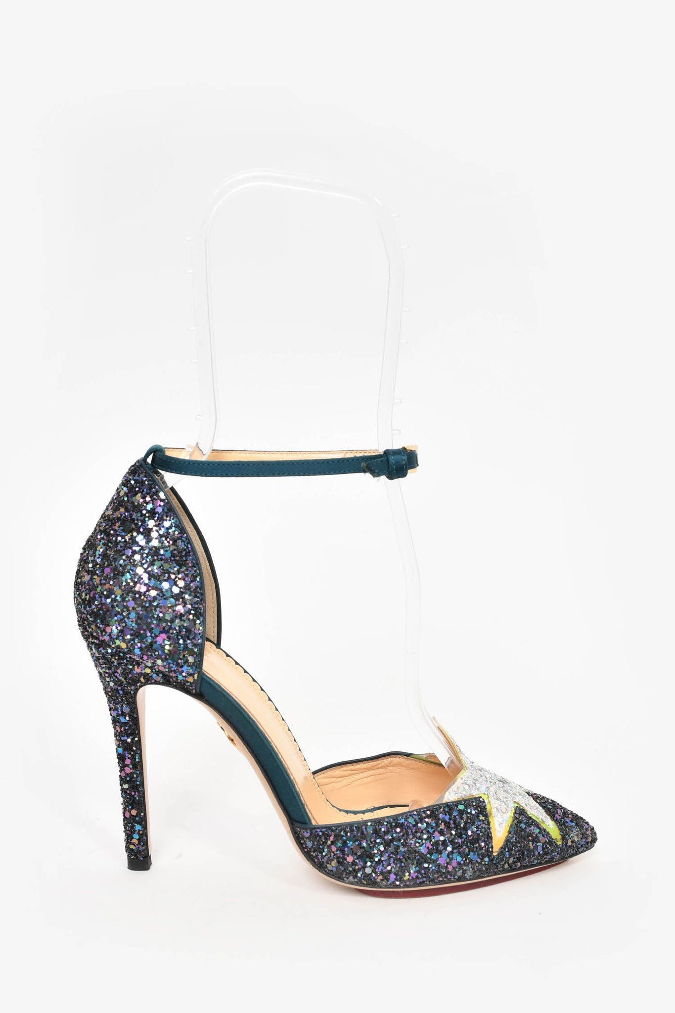 Navy glitter outlet heels