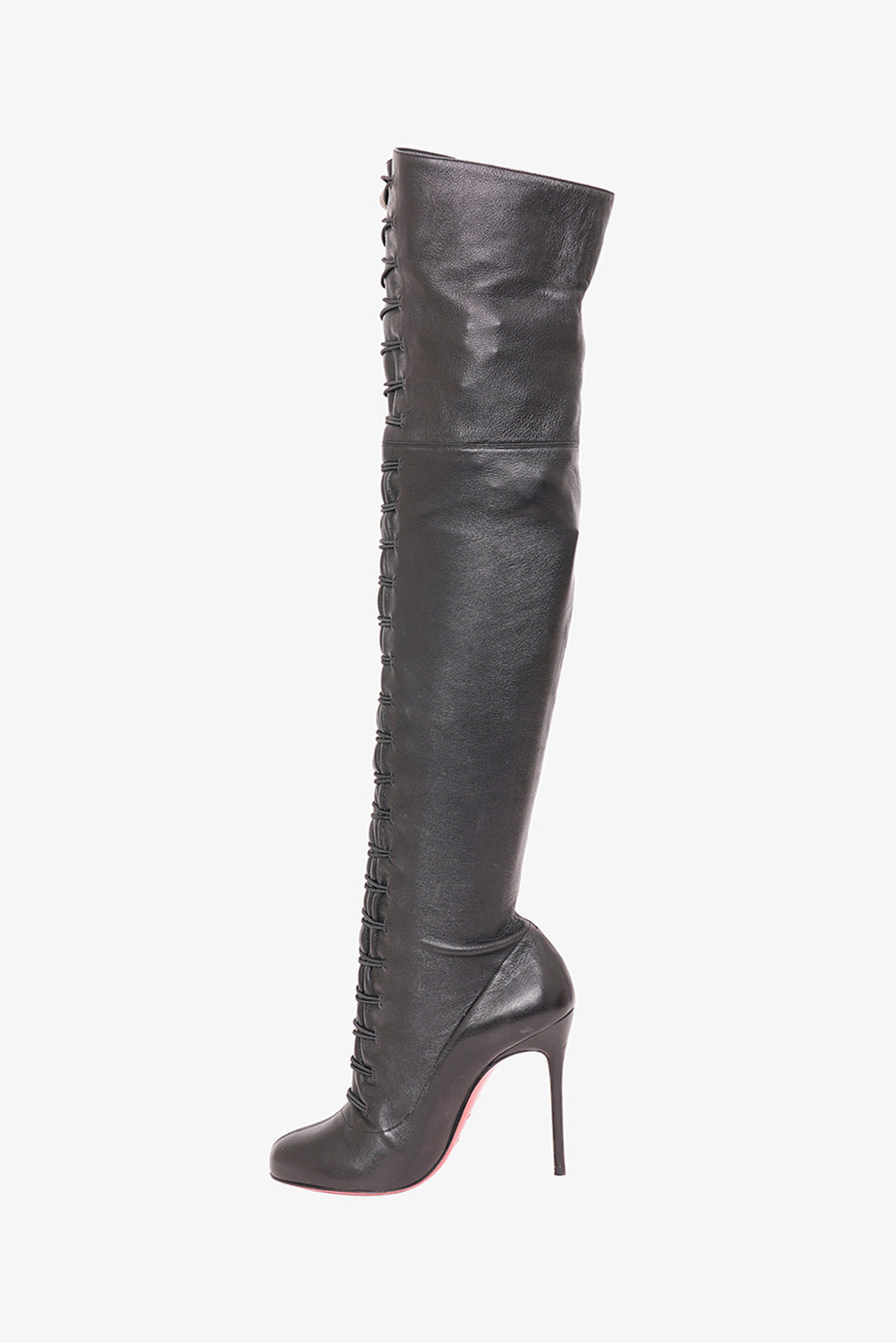 Louboutin on sale thigh boots