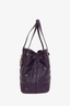 Christian Dior 2011 Purple Coated Canvas Medium Panarea Tote